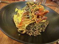 Peru Cusco Abendessen Chaufa de Quinua