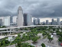 Singapur - Fahrt mit dem Singapore-Flyer...
