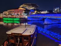 Singapur - Abendstimmung am Clarke Quay