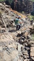 Wanderweg im Barranco Guarimiar