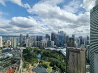 Kuala Lumpur - Petronas Twin Towers (Ausblick von der Sky Bridge in der 41. Etage)