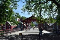 Trondheim - Gamle Bybron - Die alte Stadtbrücke über den Fluss Nidelven