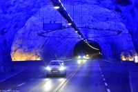 Lærdalstunnel mit 24,5 km aktuell der längste Straßentunnel der Welt