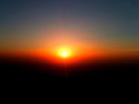 Unser letzter Sonnenuntergang in Al Ain