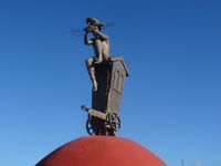Wetterfahne auf unserem Hotel in Camagüey