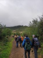 Hoch auf das Monte Gala Gebirge auf Teneriffa