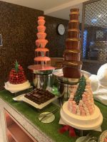 Silvesterfeier in Festival-City mit Skyline-Blick