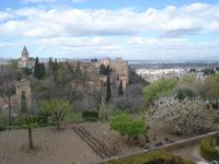 Blick zur Alhambra