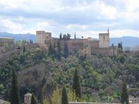 Blick vom Albaicin zur Alhambra
