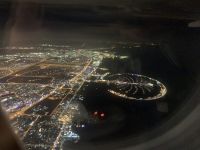 Rückflug nach Deutschland - Blick auf The Palm Jumeirah