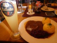 Sauerbraten mit thüringer Klößen