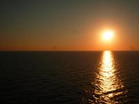 Abends auf dem Schiff