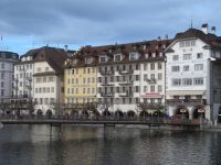021 Luzern - Bürgerhäuser an der Reuss