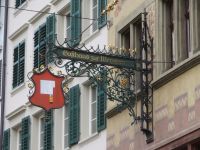 042 Luzern - Zunftschild eines Metzgers