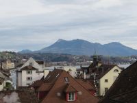 046 Luzern - Blick über die Dächer zur Rigi