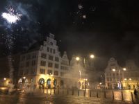 Rostock Silvesterfeuerwerk am Neuen Markt