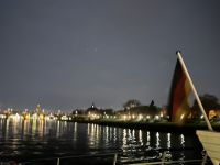 nachts auf der Elbe