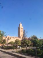 Koutoubia-Moschee mit Park