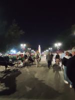 Moschee bei Nacht Marrakesch