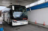 Tankstelle Lindau, auf dem Weg nach Tiefencastel