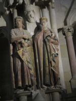  die Stifterfiguren Ekkehardt und Uta