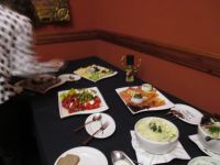  Teil des Vorspeisen- Büffets