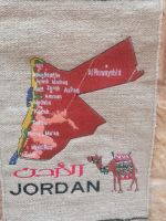 Die Karte von Jordanien