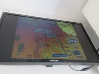 Fahrt mit den Zug in den Wolken