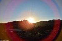 Mitternachtssonne auf der Insel Margerøya - Unser Hotel am Nordkapp