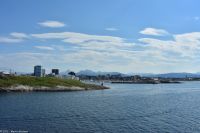 Ankunft in Bodø - Hauptort der Nordland fylke