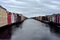Fluss Nidelven in Trondheim