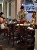 Spießbratenessen in Rio de Janeiro