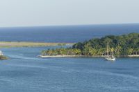 Isla Roatan, Ausblick vom Schiff