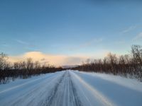 Fahrt von Alta nach Tromsø über Finnland...