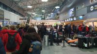 Eberhardt-Invasion am Flughafen in Tromsö