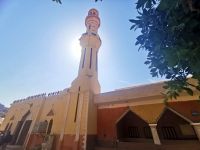 Moschee im nubischen Dorf bei Assuan