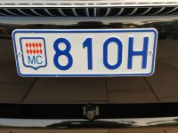 Autokennzeichen von Monaco