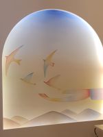 Werk von Folon in der Büßerkapelle