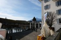 Blick zur Kapellbrücke