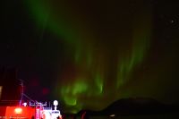 Hurtigruten - M/S Trollfjord auf dem Weg von Tromsø nach Skjervøy - Polarlicht - Nordlicht - Aurora Borealis