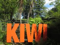 Eingang der Kiwi-Aufzuchtstation in Rotorua