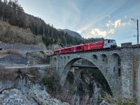 184.1 Rückfahrt nach Chur Tiefencastel - Stopp am Solis-Viadukt