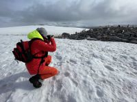Jacob Spangenberg am Damoy Point auf Anvers Island 