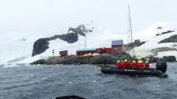 Bootstour in Skontorp Cove - argentinische Forschungsstation 