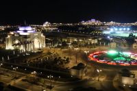 Blick vom Hotel
