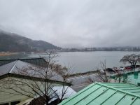 Kawaguchiko - Ausblick vom Hotel auf den Kawaguchi-See