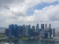 Singapur, Ausblick auf Skyline