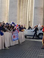 Papst Audienz am Petersplatz 