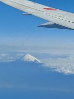 Flug von Osaka nach Tokio... (Blick auf den Fuji)