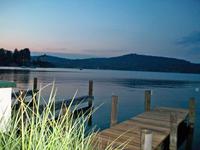 Blick von unserem Hotel zum Wörthersee